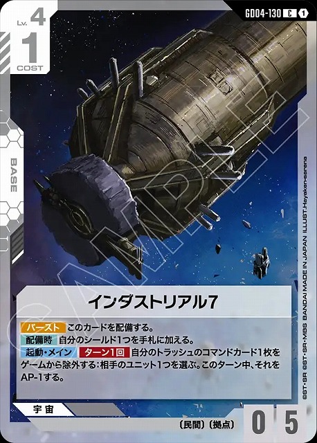 インダストリアル7 【GCG/GD04/130C】